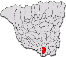 Location in Gorj County