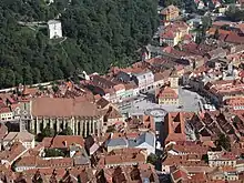 Brașov (Hungarian: Brassó, German: Kronstadt)