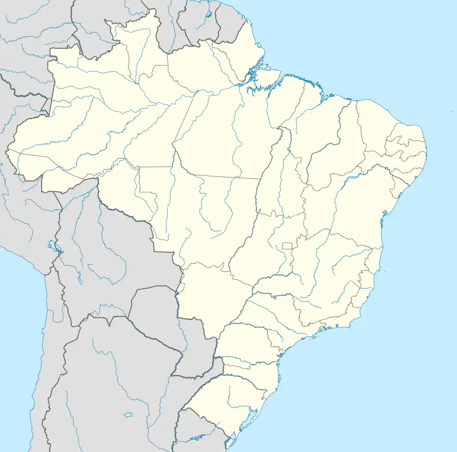 Copacabana is located in Brazil