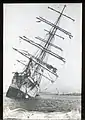 Bretagne in Newcastle Harbour, NSW, 1915