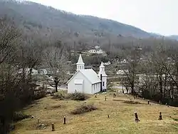 View from the Briceville Community Church Cemetery