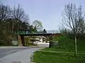 The old railway bridge.