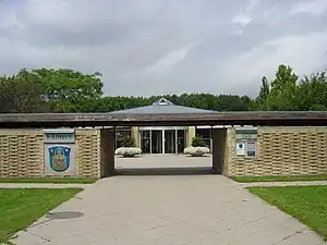 Brøndby Rådhus (town hall) on Park Allé