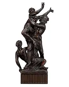 Pluto Abducting Proserpine after François Girardon. Bronze. Circa 1700.