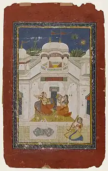 Late 18th century miniature of the Bilavala Ragini