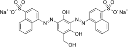 Skeletal formula of Brown HT