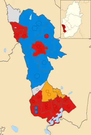 2023 results map