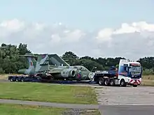 Blackburn Buccaneer XV168 Arrives at Yorkshire Air Museum