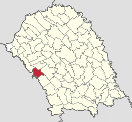 Location in Botoșani County