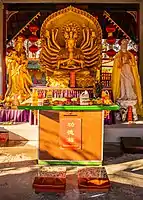 Qianshou Guanyin at Cham Shan Temple in Hong Kong, China