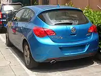 Buick Excelle XT hatchback rear.