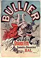 Poster of the Bal Bullier, 1888.