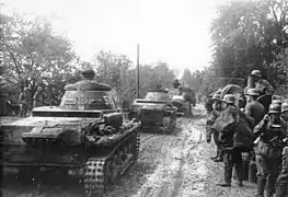 Panzer I tank equipped with the N.K.A.V.