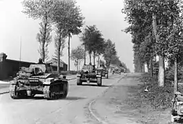 Panzer II tank equipped with the N.K.A.V.