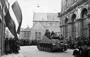 Funeral of Voldemars Veiss in Riga, 1944