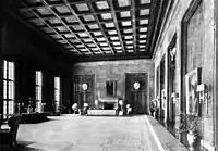 The New Reich Chancellery's work-study office/room for Hitler in 1939.