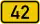 Bundesstraße 42 number.svg