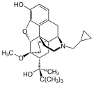 Chemical structure of Buprenorphine.