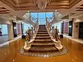 Stairs inside the Burj Al Arab hotel