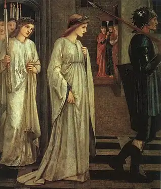 Princess Sabra Led to the Dragon by Edward Burne-Jones, 1866