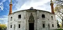 Green Mosque in Bursa (1412–1424): exterior façade and entrance portal