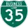 Business Interstate 35-A marker