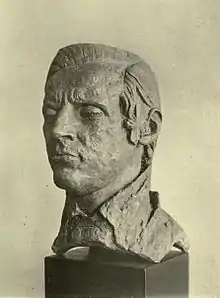 Bust of Bernard van Dieren, by Jacob Epstein