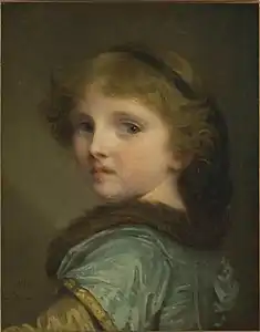 Bust of a young girl