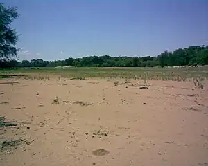 Mzingwane River at Bwaemura, Siyoka II, Zimbabwe