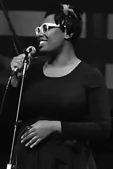 Salvant performing in San Francisco in 2014