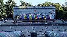 George Floyd graffiti