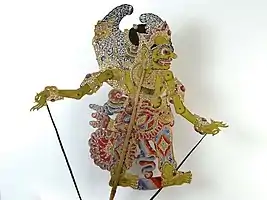 Wayang Kulit (Shadow Puppet) Gatakaca, Tropenmuseum Collections, Indonesia, before 1900