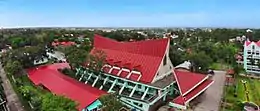 Church's aerial view.