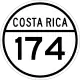 National Secondary Route 174 shield}}