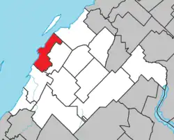 Location within Rivière-du-Loup RCM