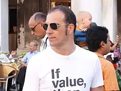 Volpato during a trip to Italy, in 2011