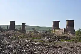 Abandoned buildings of the Călan steel works