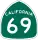 State Route 69 marker