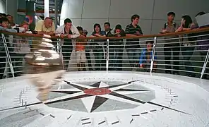 Foucault pendulum at the California Academy of Sciences