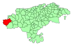 Location of Cosgaya