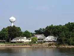 Camanche from the Mississippi River