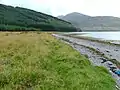 Camas na Gall Looking west towards Skye.