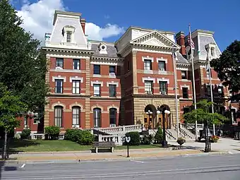 The Cambria County Courthouse in Ebensburg