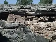 Cliff dwellings of the Sinagua people.