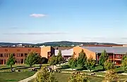 View of the central university campus