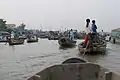 Floating market around Cần Thơ, Vietnam.