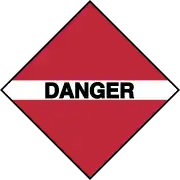 Danger placard