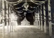 Edison lights in weave shed in 1883