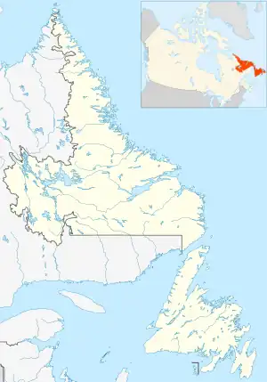 Mistastin crater is located in Newfoundland and Labrador