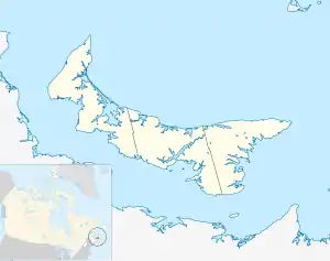 New London is located in Prince Edward Island